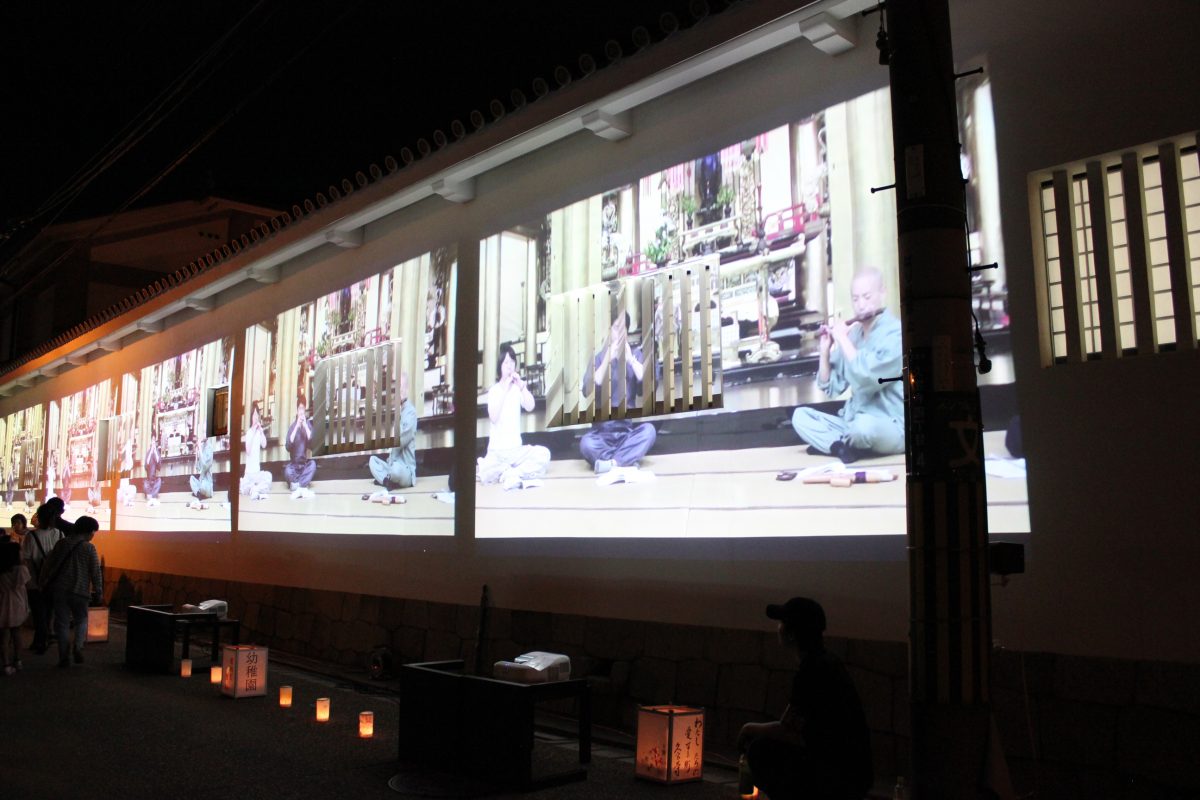 第９回久宝寺寺内町燈路まつりが開催されました。